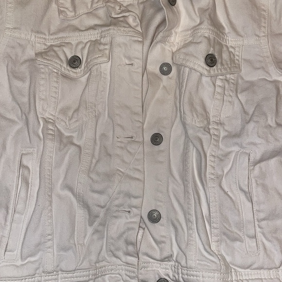 Free People White Jean Jacket - Picture 5 of 7